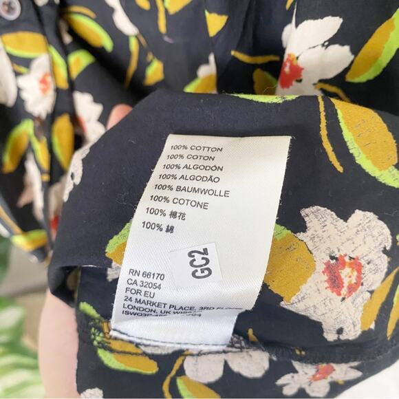 Free People Charlie Printed Button Down Tunic Mini Dress - Picture 6 of 7